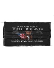Doberman Stand For The Flag Mask tile