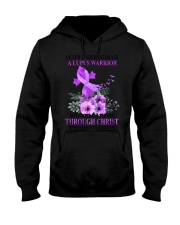 Never Underestimate A Lupus Warrior Hooded Sweatshirt tile