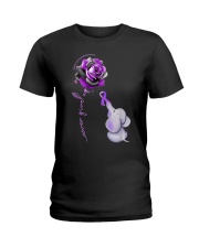 Never Give Up Ladies T-Shirt tile