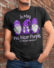 In May We Wear Purple For Fibromyalgia Awareness Classic T-Shirt apparel-classic-tshirt-lifestyle-26