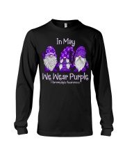 In May We Wear Purple For Fibromyalgia Awareness Long Sleeve Tee tile