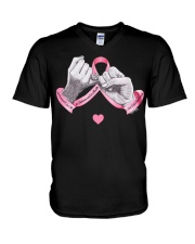 Breast Cancer Awareness V-Neck T-Shirt tile