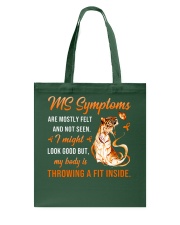 MS Symptoms Tote Bag tile