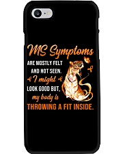 MS Symptoms Phone Case tile