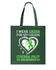I Wear Green For My Cousin Tote Bag tile