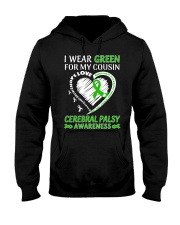 I Wear Green For My Cousin Hooded Sweatshirt tile