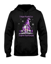 I Wear Purple For Lupus Awareness Hooded Sweatshirt tile