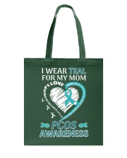 I Wear Teal For My Mom Tote Bag tile