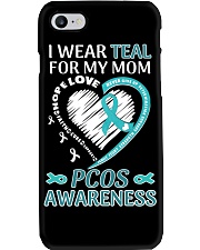 I Wear Teal For My Mom Phone Case tile