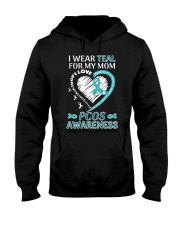 I Wear Teal For My Mom Hooded Sweatshirt tile