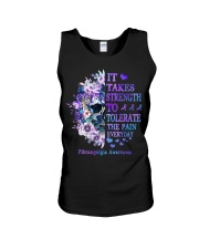 It Takes Strength To Tolerate The Pain Every Day Fibromyalgia Unisex Tank tile