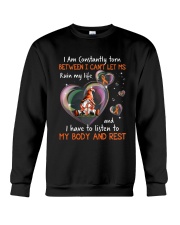 I Have To Listen To My Bodu And Rest Crewneck Sweatshirt tile