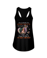 I Have To Listen To My Bodu And Rest Ladies Flowy Tank tile