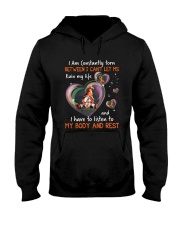 I Have To Listen To My Bodu And Rest Hooded Sweatshirt tile