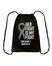 Her Fight Is My Fight  Drawstring Bag tile