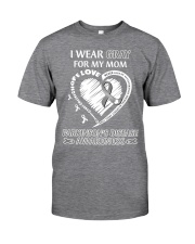 I Wear Gray For My Mom Classic T-Shirt front