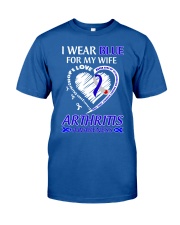 I Wear Blue For My Wife Classic T-Shirt front