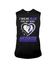 I Wear Blue For My Wife Sleeveless Tee tile