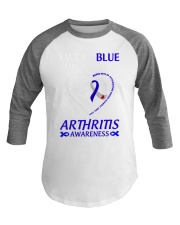 I Wear Blue For My Wife Baseball Tee tile