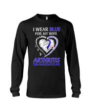 I Wear Blue For My Wife Long Sleeve Tee tile