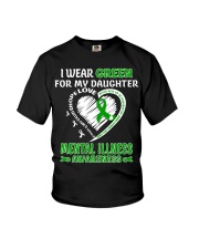I Wear Green For My Daughter Youth T-Shirt tile