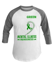 I Wear Green For My Daughter Baseball Tee tile