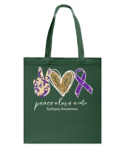 Peace Love Cure Tote Bag tile