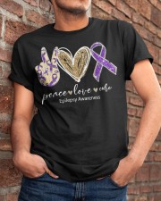 Peace Love Cure Classic T-Shirt apparel-classic-tshirt-lifestyle-26