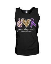 Peace Love Cure Unisex Tank tile