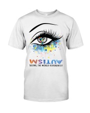 Autism Seeing The World Differently Classic T-Shirt front