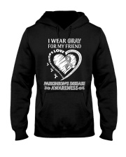 I Wear Gray For My Friend Hooded Sweatshirt tile