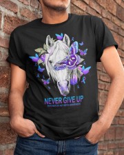 Never Give Up Classic T-Shirt apparel-classic-tshirt-lifestyle-26