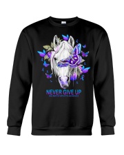 Never Give Up Crewneck Sweatshirt tile