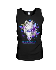 Never Give Up Unisex Tank tile