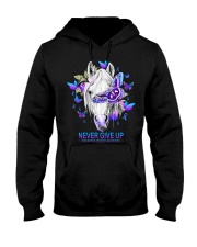 Never Give Up Hooded Sweatshirt tile