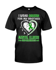 I Wear Green For My Brother  Classic T-Shirt tile