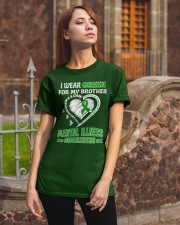 I Wear Green For My Brother  Classic T-Shirt apparel-classic-tshirt-lifestyle-06