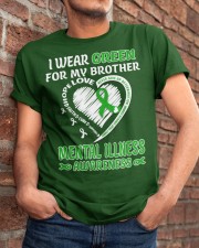 I Wear Green For My Brother  Classic T-Shirt apparel-classic-tshirt-lifestyle-26