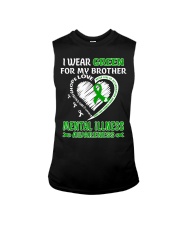 I Wear Green For My Brother  Sleeveless Tee tile