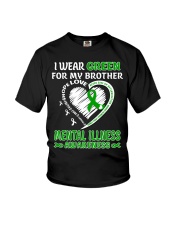 I Wear Green For My Brother  Youth T-Shirt tile
