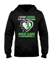 I Wear Green For My Brother  Hooded Sweatshirt tile