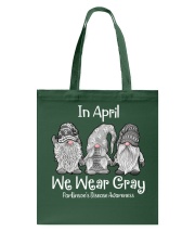 In April We Wear Gray For Parkinson Awareness Tote Bag tile