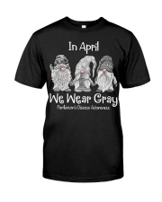 In April We Wear Gray For Parkinson Awareness Classic T-Shirt tile