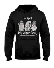 In April We Wear Gray For Parkinson Awareness Hooded Sweatshirt tile