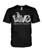 Parkinson's Disease Awareness V-Neck T-Shirt tile