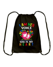 I Am Her Voice Drawstring Bag tile