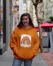 In March We Wear Orange Hooded Sweatshirt lifestyle-unisex-hoodie-front-2
