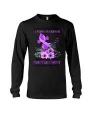 Never Underestimate A Fibro Warrior Long Sleeve Tee tile