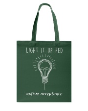 Light It Up Red  Tote Bag tile