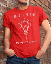 Light It Up Red  Classic T-Shirt apparel-classic-tshirt-lifestyle-26